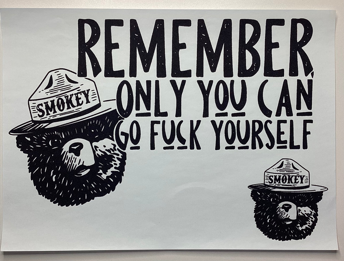 Smokey bear