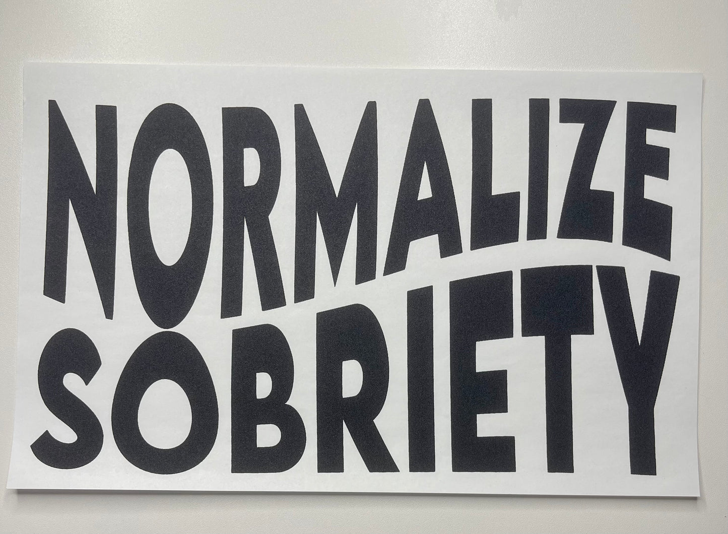 Normalize sobriety