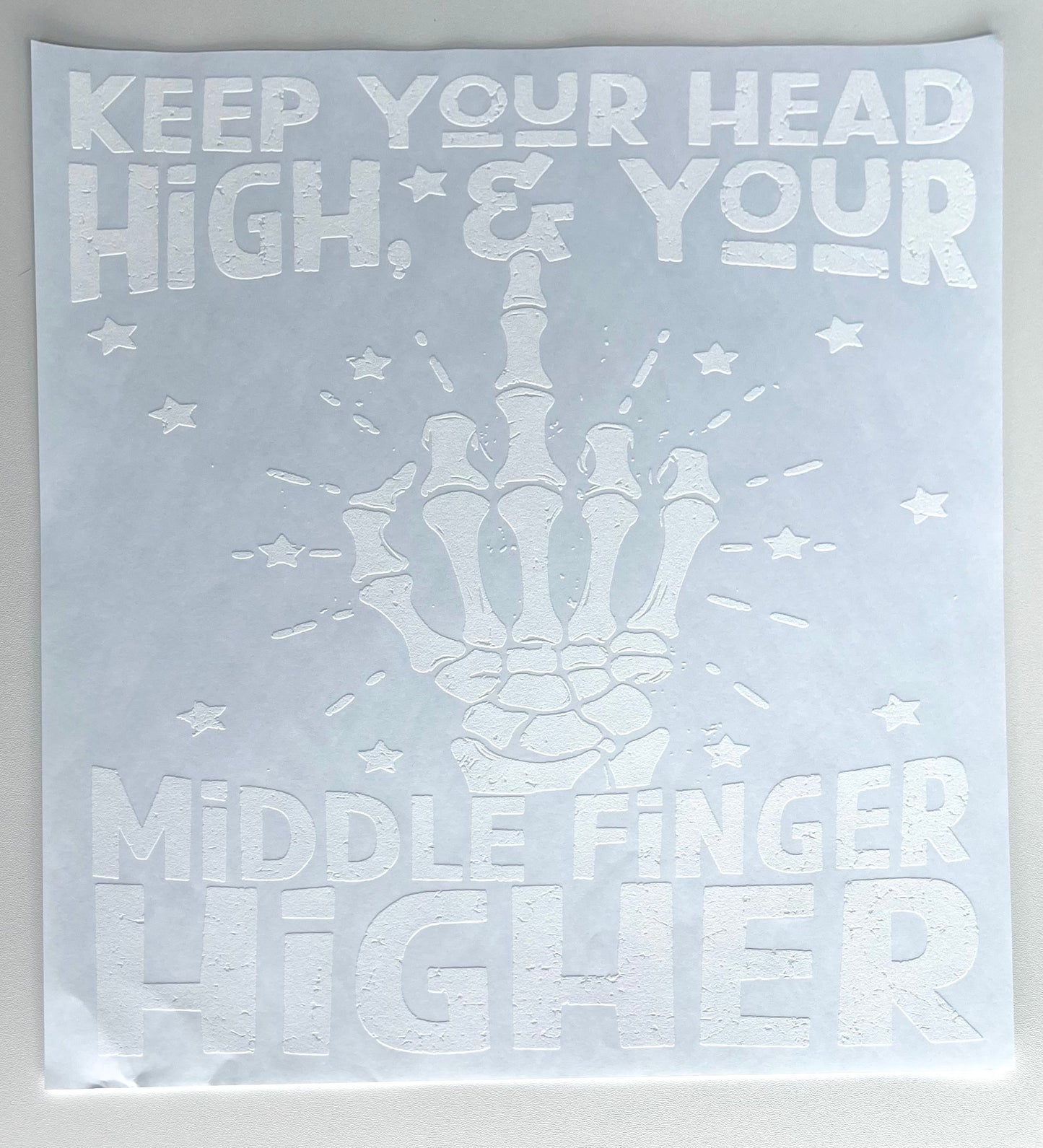 Keep your head high