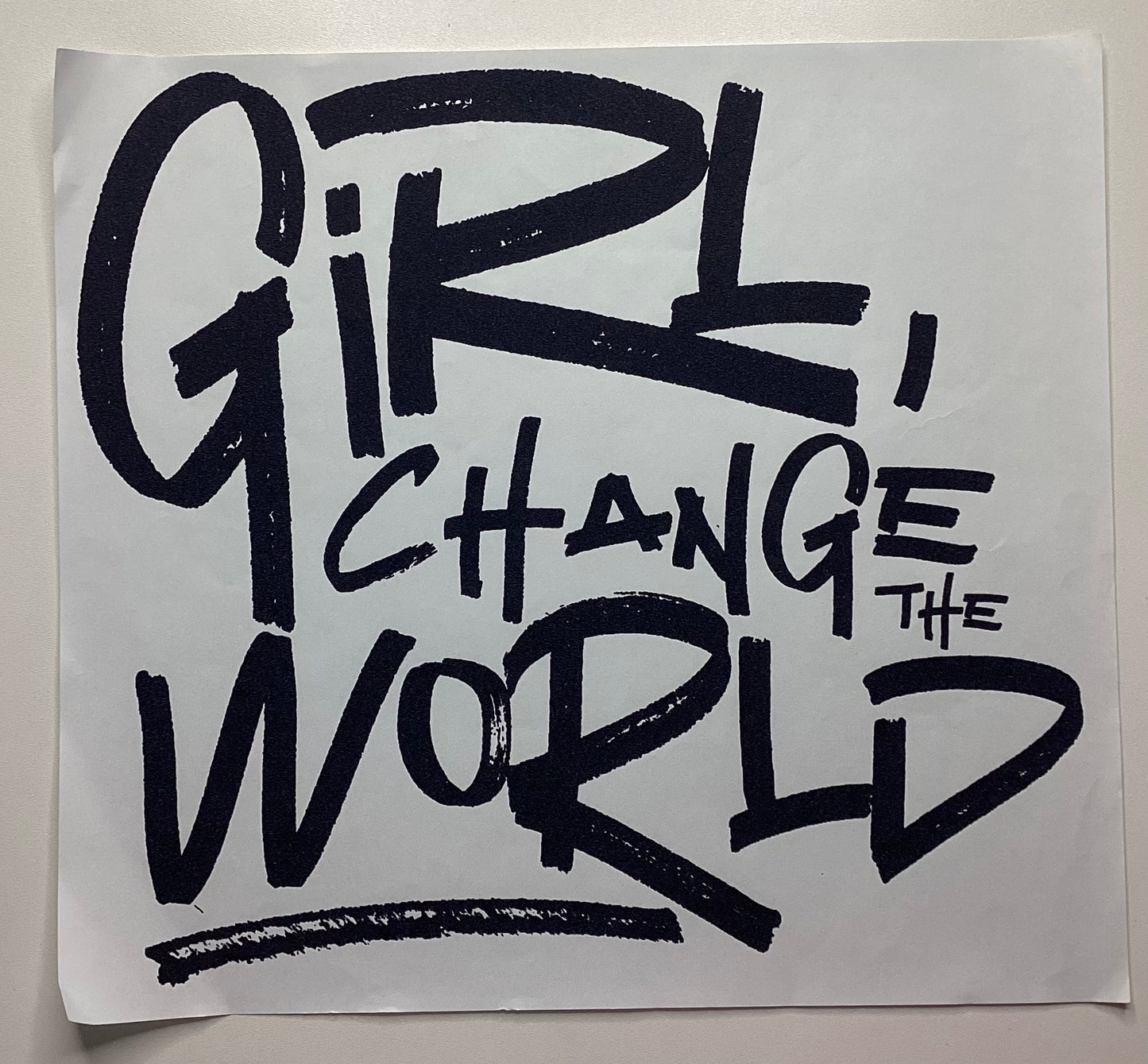 Change the world