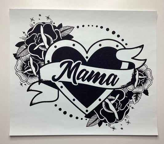 Mama (tattoo style)