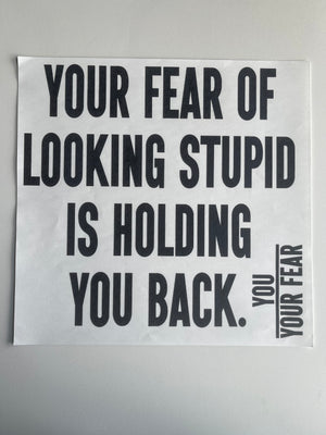 Your fear (pocket and back design)