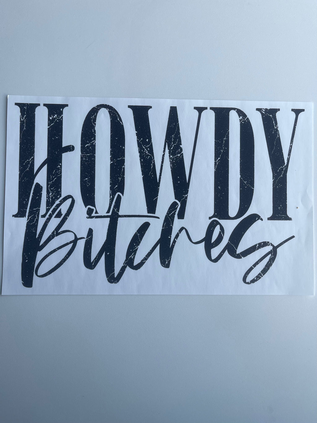 Howdy b*tches