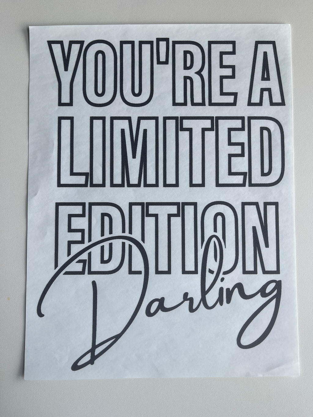 Limited edition