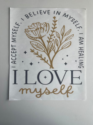 I love myself