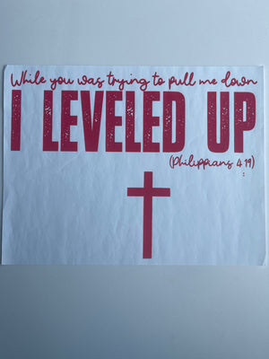 I leveled up