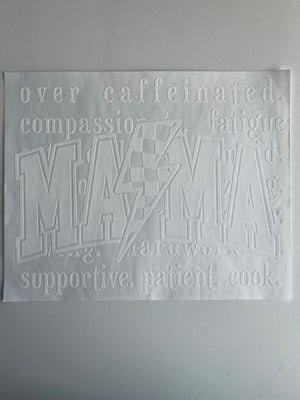 MAMA (white ink)