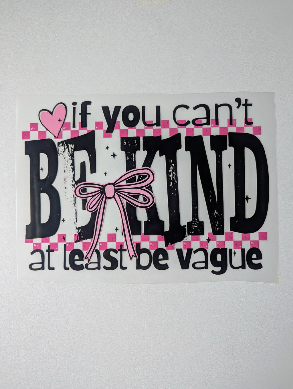 Be kind