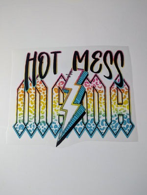 Hot mess mama neons