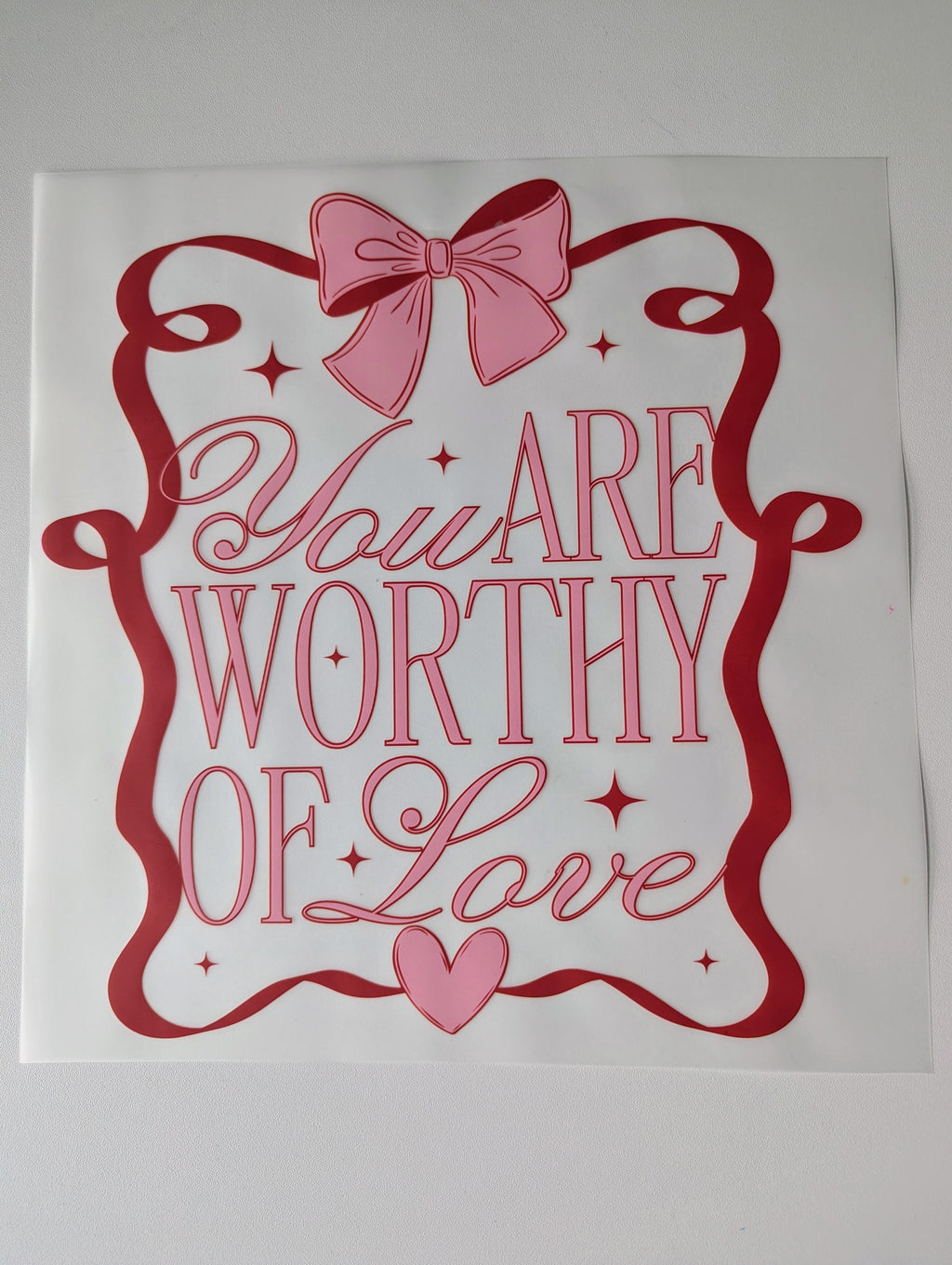 You are worthy